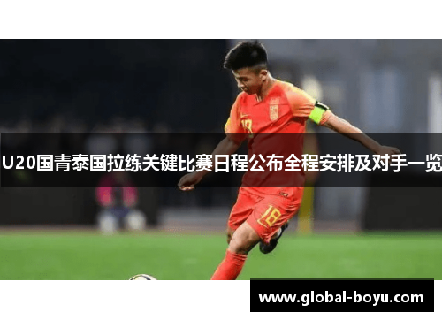 U20国青泰国拉练关键比赛日程公布全程安排及对手一览